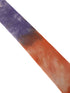 tie dye orange and purple mens cotton tie