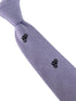 lilac pastel cotton tie with bike bicycle design