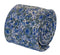 blue floral design mens classic tie