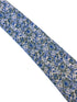 blue floral design mens classic tie