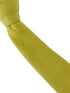 bright mustard sunshine yellow wool slim tie