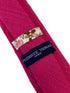 bright pink linen slim tie