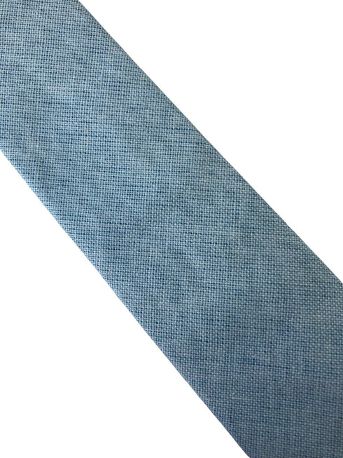 peppermint sage blue green mens 100% linen classic width tie