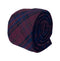 red tartan mens classic width tie 100% wool