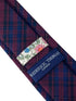red tartan mens classic width tie 100% wool