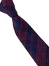 red tartan mens classic width tie 100% wool