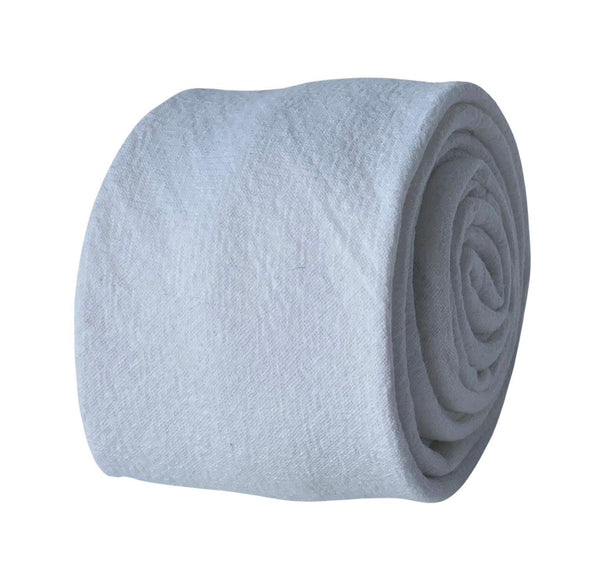 ivory cream luxury cotton mens classic width tie