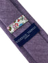 light plum purple 100% linen classic width tie