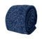 navy blue & white speckled cloudy design classic width cotton tie
