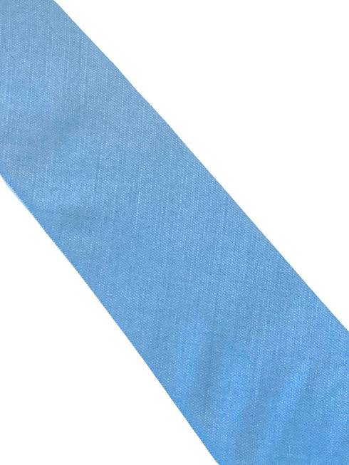 dusky pale light blue luxury cotton mens classic width tie
