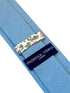dusky pale light blue luxury cotton mens classic width tie