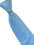 dusky pale light blue luxury cotton mens classic width tie
