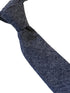 speckled mottled navy blue & white mens 100% wool tie