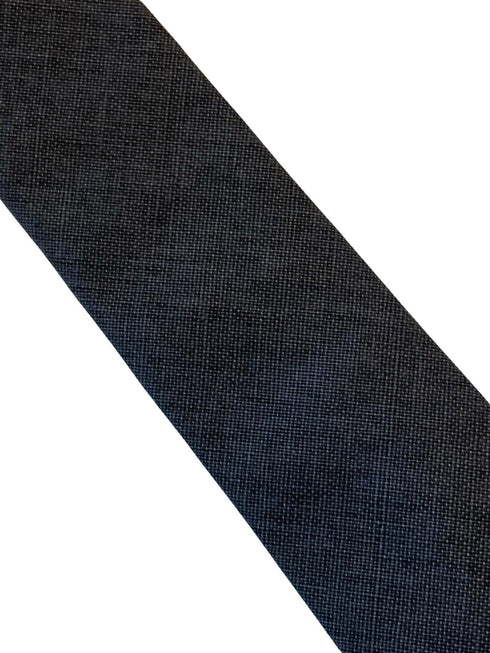 dark taupe smokey grey brown mens linen tie