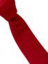 bright red wool mens classic width tie
