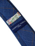 medium denim blue check tweed style mens 100% wool tie