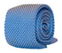 cornflower blue knitted tie