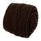 chocolate brown cable knitted mens tie