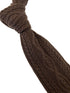 chocolate brown cable knitted mens tie