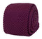 light aubergine plum purple mens knitted tie