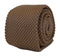 bronze brown mens knitted tie