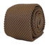bronze brown mens knitted tie