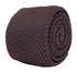 taupe brown mens knitted tie