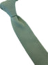 sage light green mens knitted tie