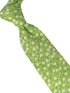 spring green floral mens cotton tie