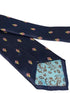 navy mens tie with ice cream quirky design