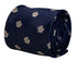 navy mens tie with japanese cherry blossom design national symbol