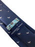 navy mens tie with seagull bird quirky design