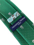 dark emerald green mens tie with skull quirky design