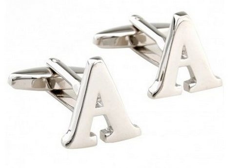 letter A design cufflinks