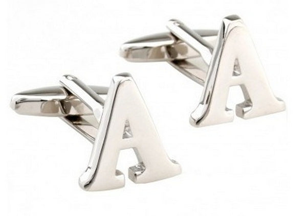 letter A design cufflinks