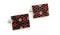 brown spotty cufflinks