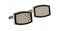black and grey cufflinks
