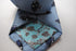 light blue tie with black london taxi cab pattern