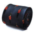 navy tie with royal queens guards pattern