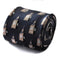 navy with big ben pattern tie