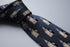 navy with big ben pattern tie