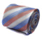 pink, blue and white striped tie