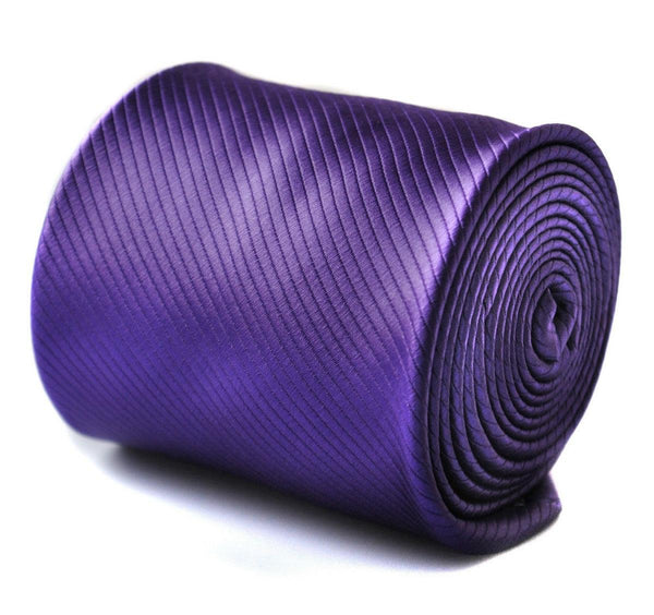plain purple tie