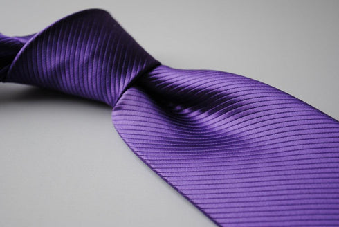 plain purple tie