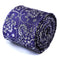 purple damask paisley design tie