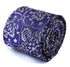 purple damask paisley design tie
