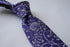 purple damask paisley design tie