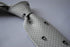 silver grey skulls design tie
