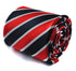 navy tie with red and white stripes