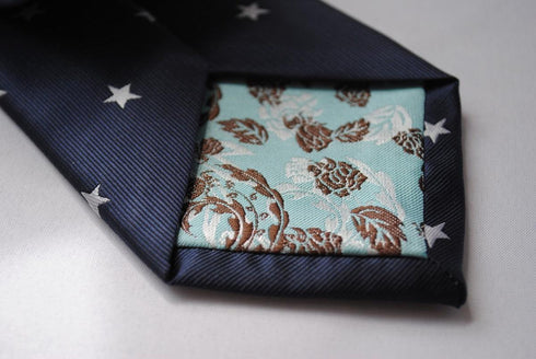 navy with white stars